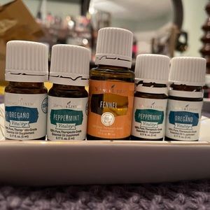 Fennel, Oregano Vitality, Peppermint Vitality YL
